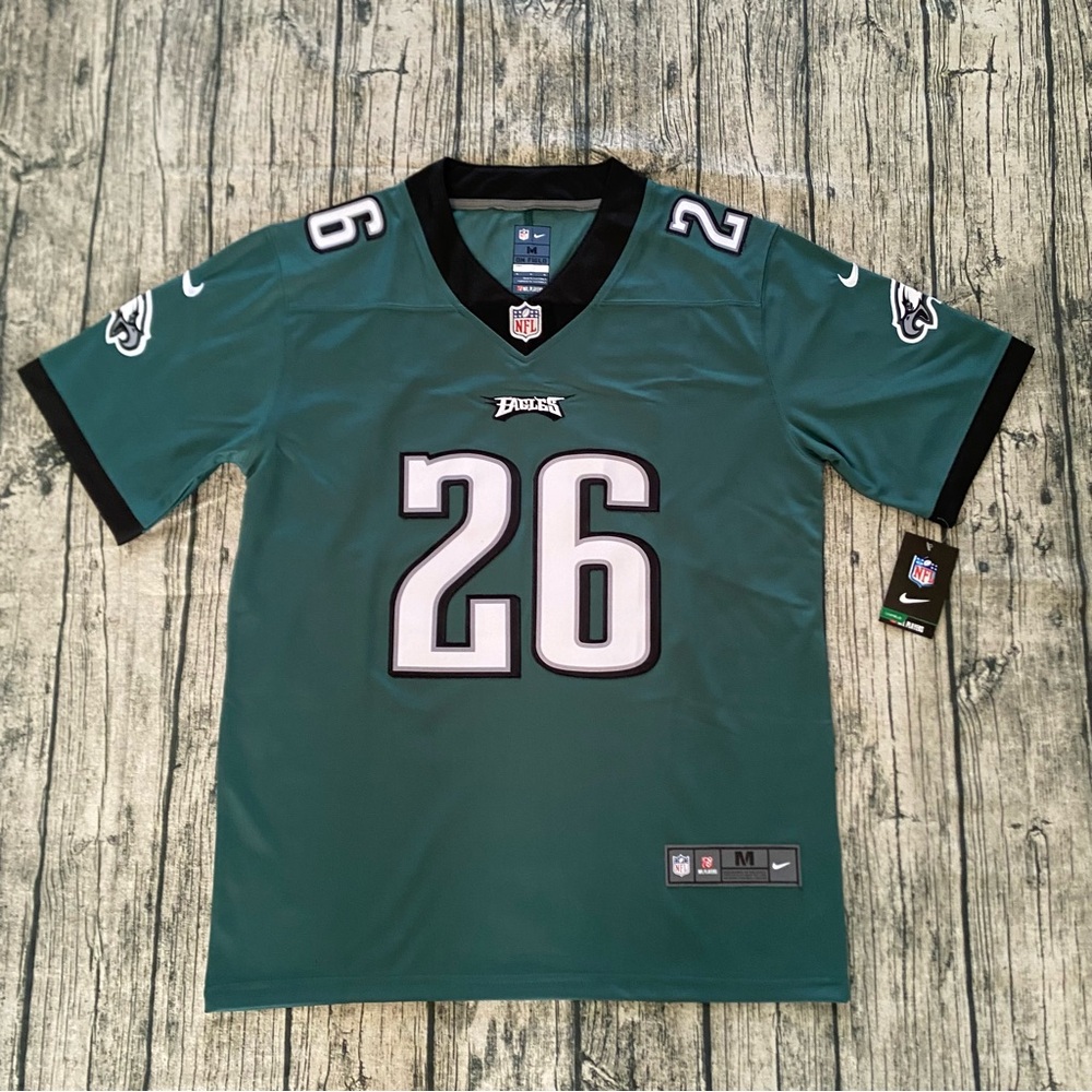 Mens Nike Saquon Barkley 26# NFL Philadelphia Eagles Jersey Size M